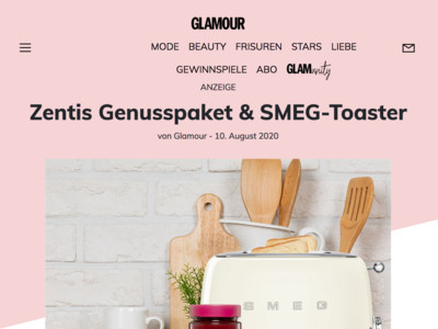 Gewinnspiel: Glamour Gewinnspiel: Smeg Toaster gewinnen