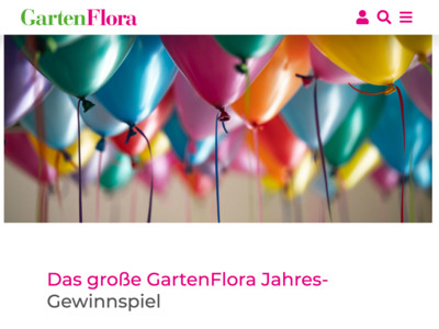 Gewinnspiel: GartenFlora Gewinnspiel: E-Bike gewinnen