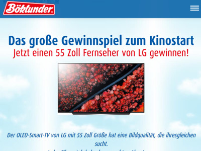 Gewinnspiel: Böklunder Gewinnspiel: Smart-TV gewinnen