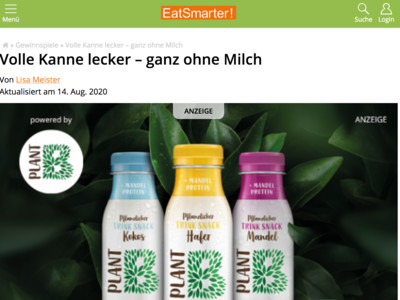 Gewinnspiel: Eat Smarter Gewinnspiel: Plant B Probierpaket gewinnen