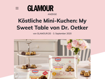 Gewinnspiel: Glamour Gewinnspiel: Kuchenpaket gewinnen