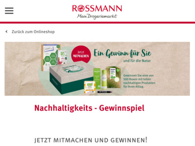Gewinnspiel: Rossmann Gewinnspiel: Produktpaket gewinnen
