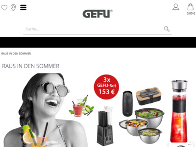 Gewinnspiel: Gefu Gewinnspiel: Sommer-Set gewinnen