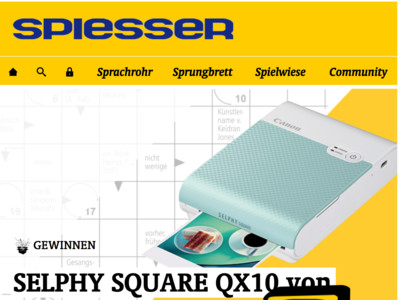 Gewinnspiel: Spiesser Gewinnspiel: Fotodrucker gewinnen