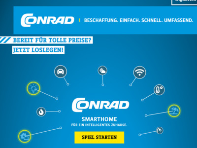 Gewinnspiel: Conrad Gewinnspiel: Smarthome Artikel gewinnen