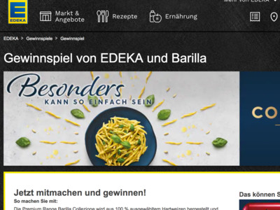 Gewinnspiel: Edeka Gewinnspiel: KitchenAid gewinnen