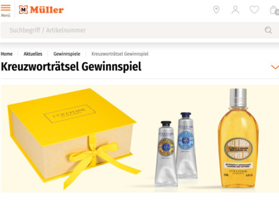 Gewinnspiel: Müller Gewinnspiel: Beauty-Set gewinnen