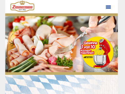 Gewinnspiel: Fleischwerke Zimmermann: Küchenmaschine gewinnen