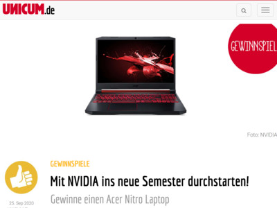 Gewinnspiel: Unicum Gewinnspiel: Acer Laptop gewinnen