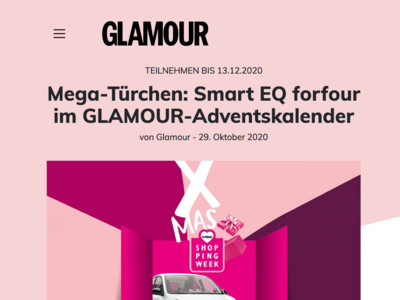 Gewinnspiel: Glamour Adventskalender