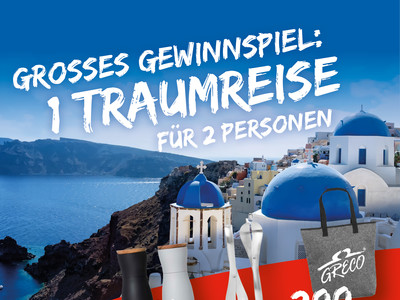 Gewinnspiel: Gewinne eine Reise nach Griechenland!