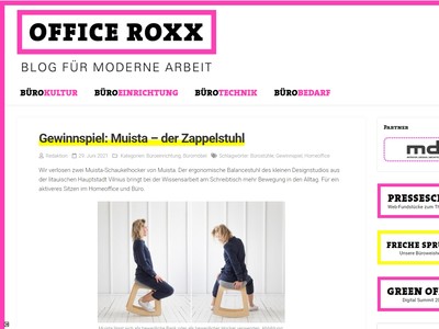 Gewinnspiel: Gewinne einen ergonomischen Balancestuhl eines kleinen Designstudios!