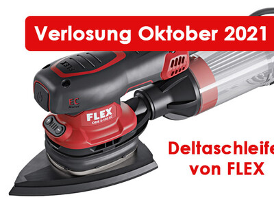 Gewinnspiel: Deltaschleifer von FLEX zu gewinnen