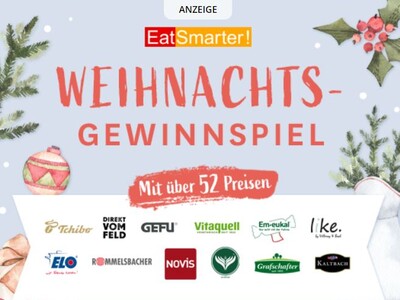 Gewinnspiel: Weihnachts-Gewinnspiel von EatSmarter!