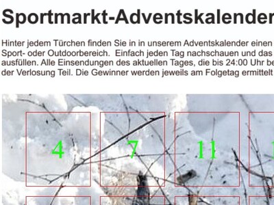 Gewinnspiel: Sportlicher Adventskalender! 