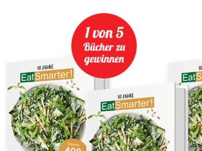 Gewinnspiel: Gewinne eins von fünf Kochbüchern von EatSmarter 