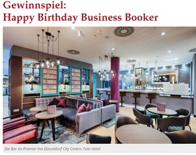 Gewinnspiel: Gewinnspiel: Happy Birthday Business Booker