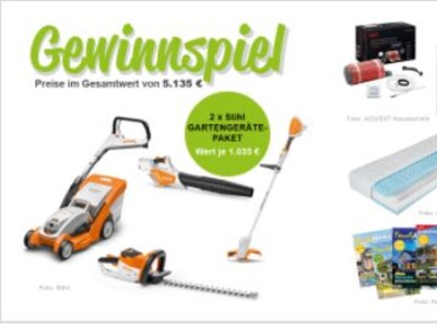 Gewinnspiel: Tolle Preise rund um's Thema Haus&Garten zu gewinnen!