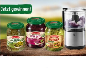 Gewinnspiel: WMF KÜCHENmini und leckere Produkte von Hengstenberg