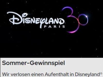 Gewinnspiel: Reise ins Disneyland® Paris für bis zu 4 Personen!