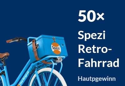Gewinnspiel: 50× Spezi Retro-Fahrrad