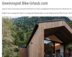 Gewinnspiel: Bike-urlaub für zwei