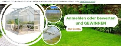 Gewinnspiel: Gewinne ein Gewächshaus!