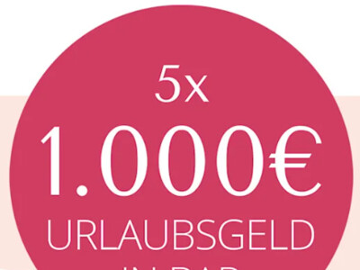 Gewinnspiel: Urlaubsgeld in bar zu gewinnen!!!