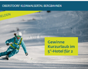 Gewinnspiel: Kleinwalsertal