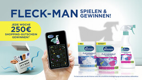 Gewinnspiel: Fleck-Man spielen & gewinnen!