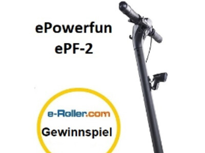 Gewinnspiel: Gewinne den E-Scooter ePF-2 XT 480 