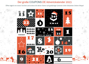 Gewinnspiel: Der große COUPONS.DE Adventskalender