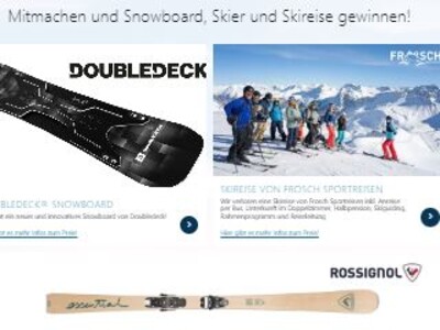 Gewinnspiel: Skireise gewinnen!