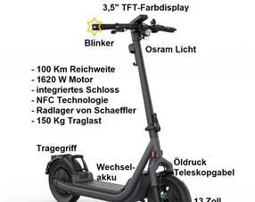 Gewinnspiel: E Scooter im Wert von 1.599 € gewinnen!