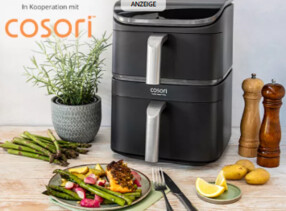 Gewinnspiel: Spargelgenuss auf Knopfdruck mit der neuen Turbo Tower Serie von Cosori