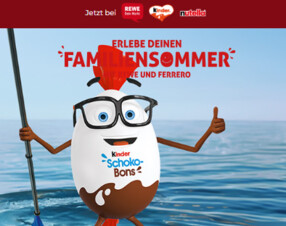 Gewinnspiel: REWE & Ferrero 2025 – „Erlebe deinen Familiensommer“