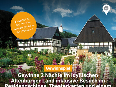 Gewinnspiel: Kurzurlaub im Altenburger Land