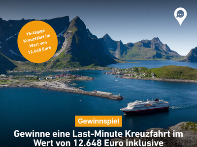 Gewinnspiel: Gewinne eine Kreuzfahrt zum Nordkap!