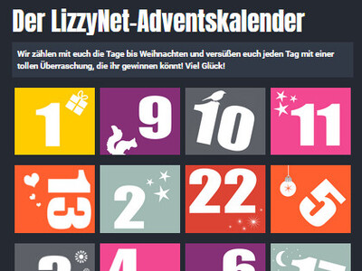 Gewinnspiel: LizzyNet-Adventskalender