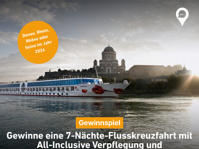 Gewinnspiel: 7 Nächte Flusskreuzfahrt