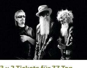 Gewinnspiel: Die Rocklegenden LIVE - ZZ TOP