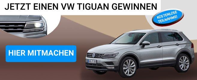 Gewinnspiel: VW Tiguan Gewinnspiel