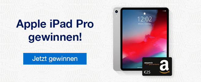 Gewinnspiel: American Express Gewinnspiel: Apple iPad Pro