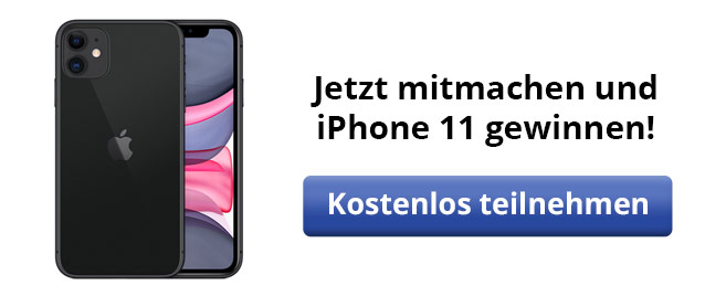 Gewinnspiel: Smartphone-Gewinnspiel: iPhone 11 wird verlost