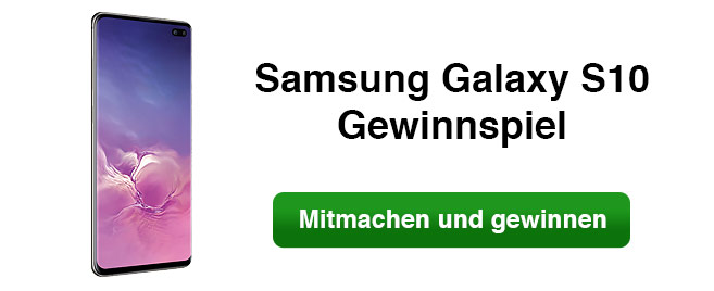 Gewinnspiel: Samsung Galaxy S10 Verlosung